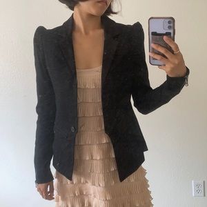 Caribbean Queen Black Blazer